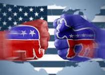 ماجرای «قرمز» و «آبی»، همان ماجرای «الاغ» و «فیل» در نظام سیاسی حاکم بر امریکاست. + صوت (11:04 دقیقه)