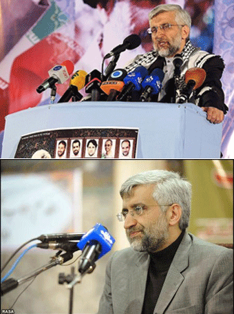 س – روسیه: برنامه اقتصادی آقای جلیلی چیست؟ آیا تداوم همان راه احمدی نژاد است؟ چرا موهایش را جلوی پیشانی می‌اندازد؟ اینجا (در سایت‌ها) می‌گویند برای پوشاندن جای مهر است.